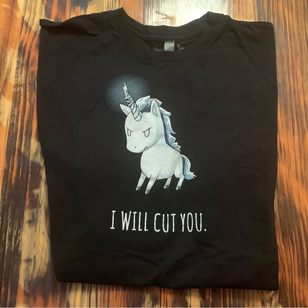 Unicorn threat shirt. Size XL